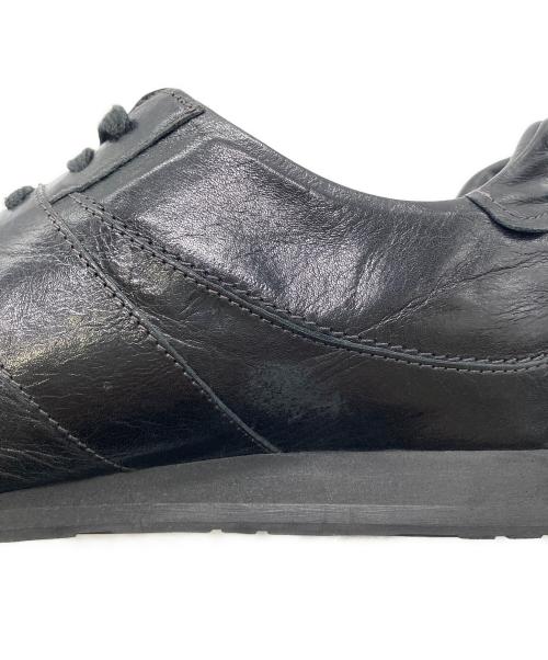 VERSACE（ヴェルサーチェ）VERSACE (ヴェルサーチェ) レースアップシューズ ブラック サイズ:SIZE 40 1/2の古着・服飾アイテム