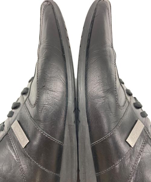 VERSACE（ヴェルサーチェ）VERSACE (ヴェルサーチェ) レースアップシューズ ブラック サイズ:SIZE 40 1/2の古着・服飾アイテム