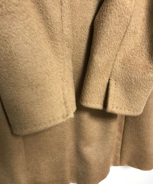 MaxMara（マックスマーラ）MaxMara (マックスマーラ) キャメルコート ベージュ サイズ:SIZE 38の古着・服飾アイテム
