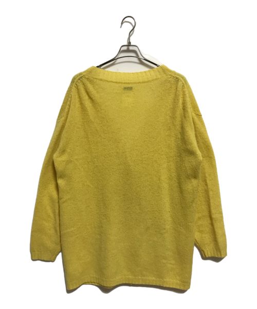 MADISON BLUE（マディソンブルー）MADISON BLUE (マディソンブルー) シャギービッグカーディガン イエロー サイズ:FREEの古着・服飾アイテム