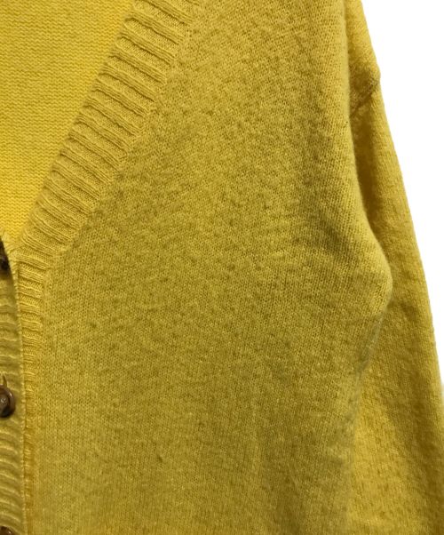 MADISON BLUE（マディソンブルー）MADISON BLUE (マディソンブルー) シャギービッグカーディガン イエロー サイズ:FREEの古着・服飾アイテム
