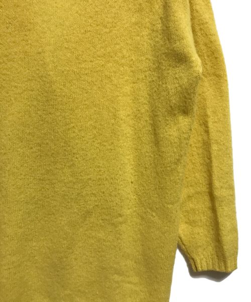 MADISON BLUE（マディソンブルー）MADISON BLUE (マディソンブルー) シャギービッグカーディガン イエロー サイズ:FREEの古着・服飾アイテム