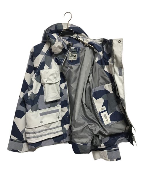 G-STAR RAW（ジースターロゥ）G-STAR RAW (ジースターロゥ) E PHOTOGRAPHER FIELD JKT ホワイト×ブルー サイズ:Mの古着・服飾アイテム