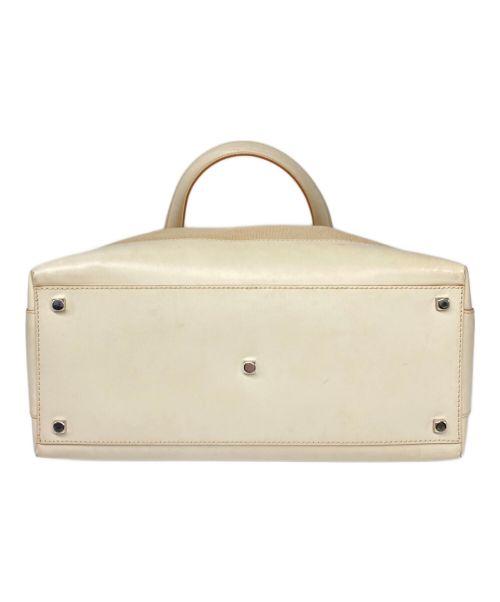 Salvatore Ferragamo（サルヴァトーレ フェラガモ）Salvatore Ferragamo (サルヴァトーレ フェラガモ) ハンドバッグ アイボリーの古着・服飾アイテム