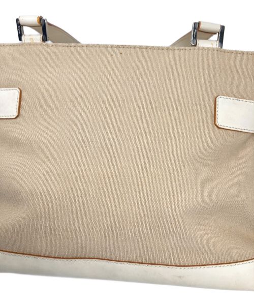 Salvatore Ferragamo（サルヴァトーレ フェラガモ）Salvatore Ferragamo (サルヴァトーレ フェラガモ) ハンドバッグ アイボリーの古着・服飾アイテム