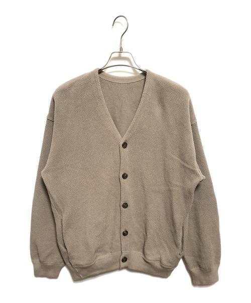 crepuscule（クレプスキュール）crepuscule (クレプスキュール) MOSS STITCH VN CARDIGAN ベージュ サイズ:2の古着・服飾アイテム