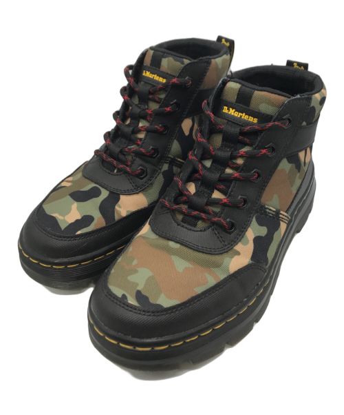 Dr.Martens（ドクターマーチン）Dr.Martens (ドクターマーチン) レースアップブーツ グリーン×ブラック サイズ:24cmの古着・服飾アイテム