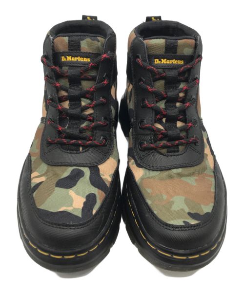 Dr.Martens（ドクターマーチン）Dr.Martens (ドクターマーチン) レースアップブーツ グリーン×ブラック サイズ:24cmの古着・服飾アイテム