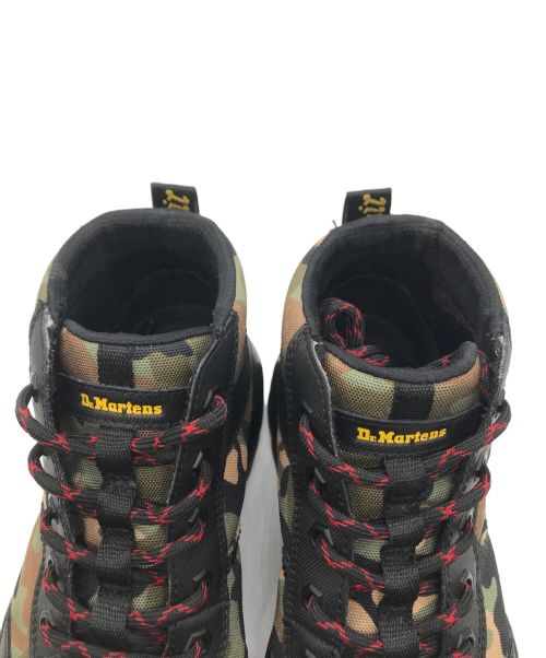 Dr.Martens（ドクターマーチン）Dr.Martens (ドクターマーチン) レースアップブーツ グリーン×ブラック サイズ:24cmの古着・服飾アイテム