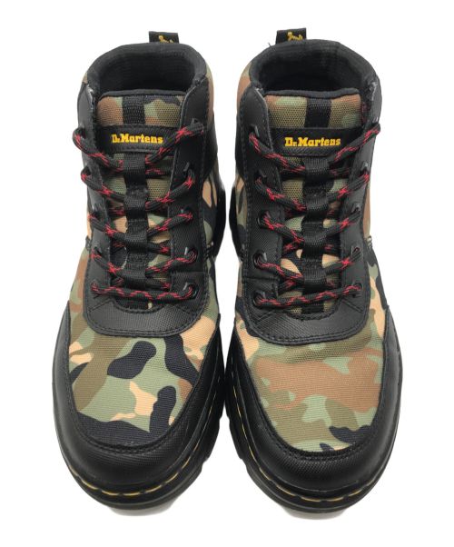 Dr.Martens（ドクターマーチン）Dr.Martens (ドクターマーチン) レースアップブーツ グリーン×ブラック サイズ:24cmの古着・服飾アイテム