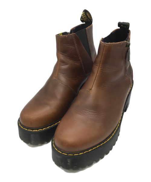 Dr.Martens（ドクターマーチン）Dr.Martens (ドクターマーチン) サイドジップブーツ ブラウン サイズ:25cmの古着・服飾アイテム