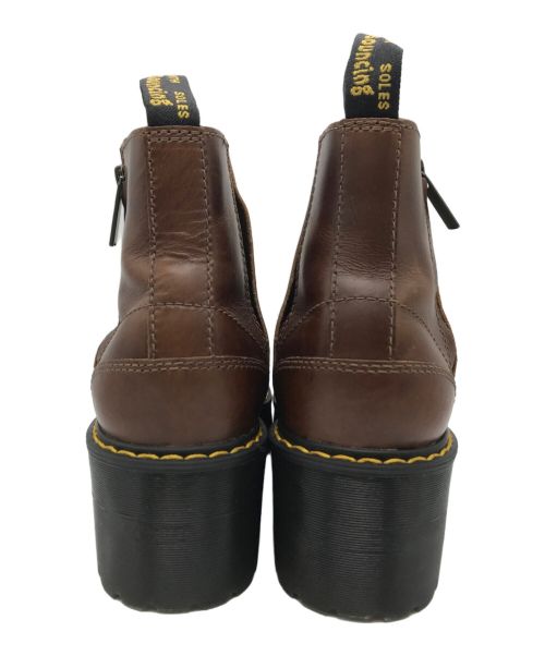 Dr.Martens（ドクターマーチン）Dr.Martens (ドクターマーチン) サイドジップブーツ ブラウン サイズ:25cmの古着・服飾アイテム