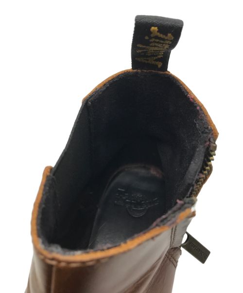 Dr.Martens（ドクターマーチン）Dr.Martens (ドクターマーチン) サイドジップブーツ ブラウン サイズ:25cmの古着・服飾アイテム
