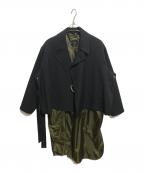 UNITED TOKYOユナイテッドトーキョー）の古着「4WAYレイヤードコート」｜ネイビー×グリーン