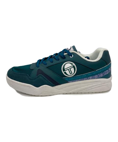 Sergio Tacchini（セルジオタッキーニ）Sergio Tacchini (セルジオタッキーニ) ローカットスニーカー ホワイト×グリーン サイズ:43 未使用品の古着・服飾アイテム