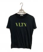VALENTINOヴァレンティノ）の古着「ロゴTシャツ」｜ブラック