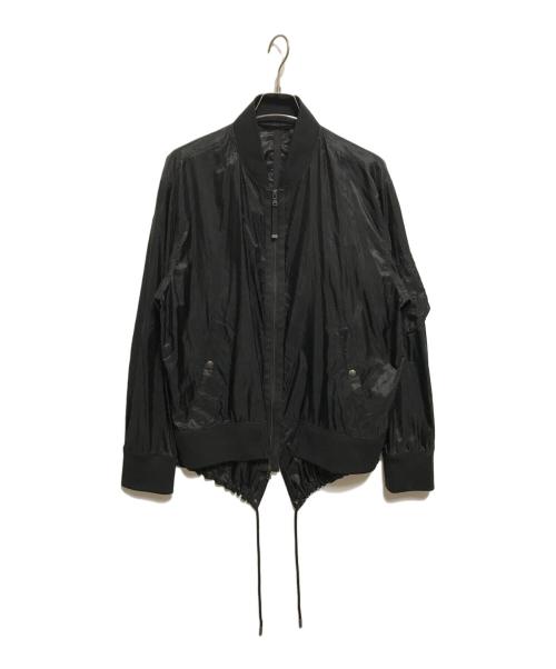 DIESEL Black Gold（ディーゼル ブラック ゴールド）DIESEL BLACK GOLD (ディーゼル ブラック ゴールド) ジップブルゾン ブラック サイズ:48の古着・服飾アイテム