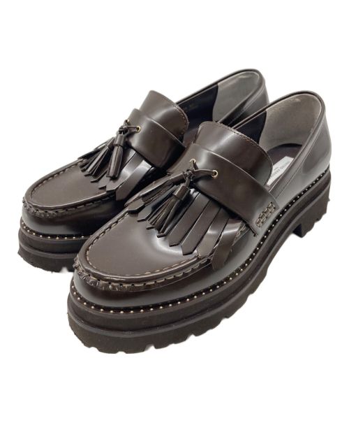 UNITED ARROWS（ユナイテッドアローズ）UNITED ARROWS (ユナイテッドアローズ) タッセルローファー ブラウン サイズ:37の古着・服飾アイテム