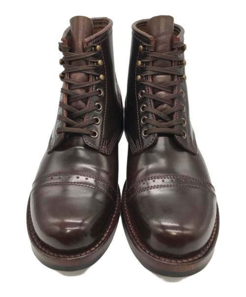 JULIAN BOOTS（ジュリアン ブーツ）JULIAN BOOTS (ジュリアン ブーツ) Bowery Boots ブラウン サイズ:7の古着・服飾アイテム