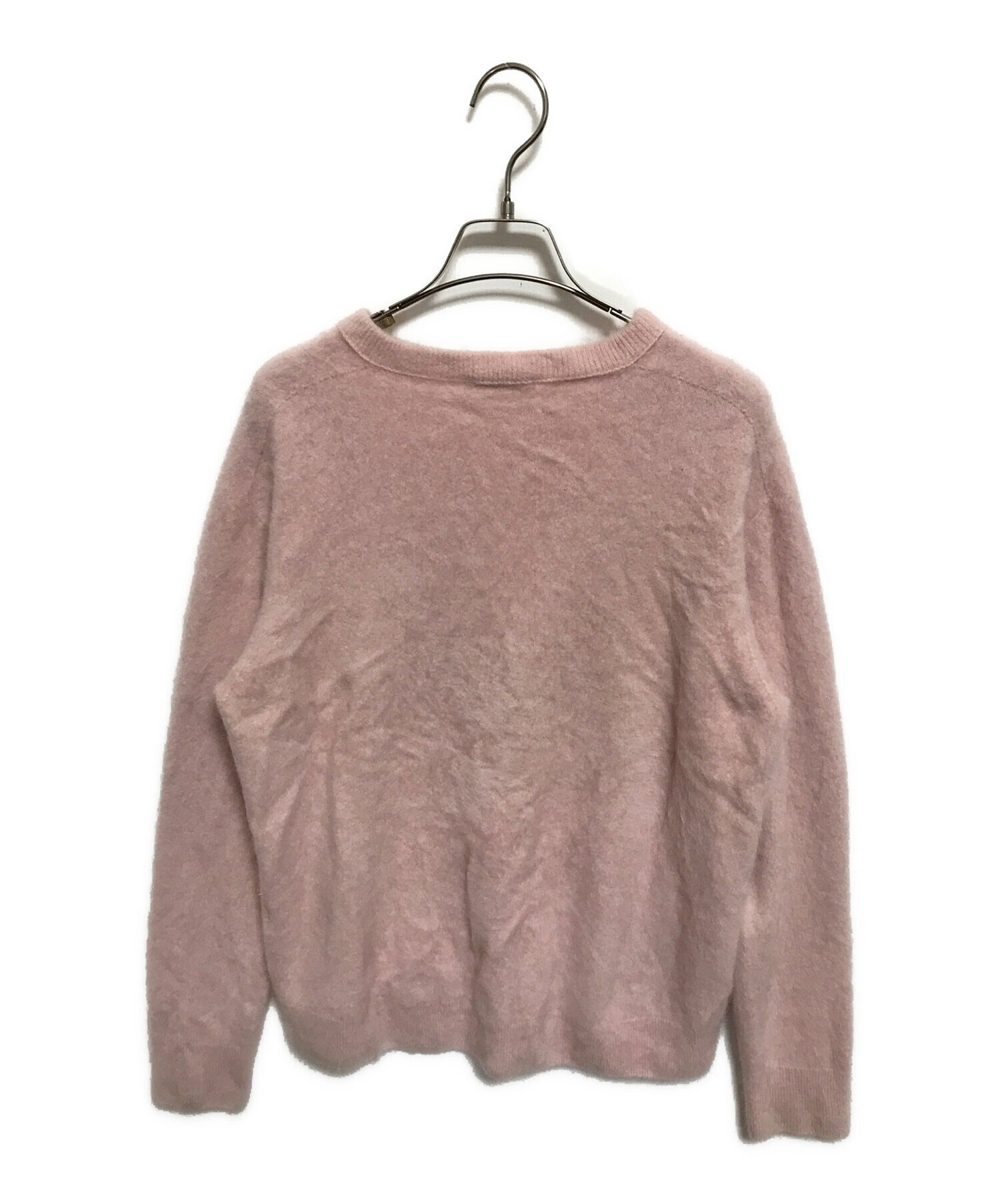 ◇ATON◇ファーカシミヤクルーネックニット エイトン ファーカシミヤ