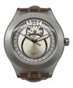 SWATCHスウォッチ）の古着「diaphane automatic」｜ホワイト