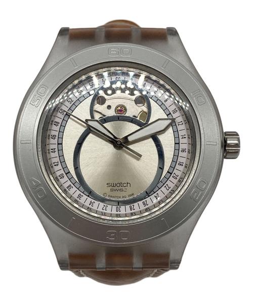 SWATCH（スウォッチ）SWATCH (スウォッチ) diaphane automatic ホワイトの古着・服飾アイテム