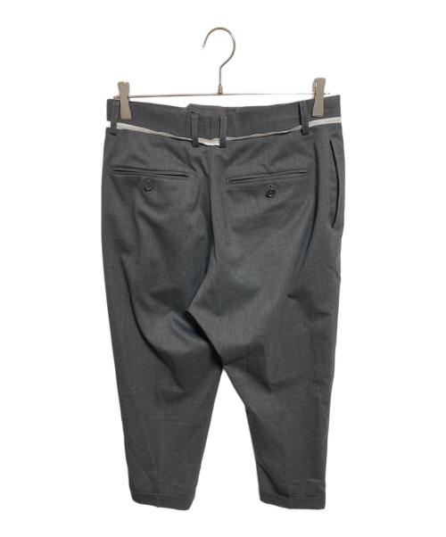 yoshio kubo（ヨシオクボ）yoshio kubo (ヨシオクボ) テーパードパンツ グレー サイズ:2の古着・服飾アイテム