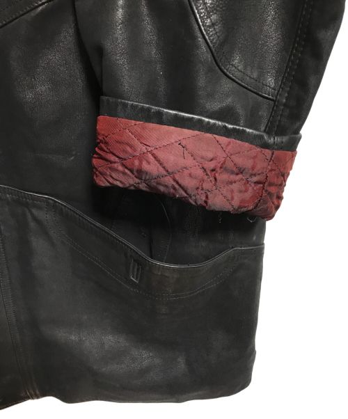 linea pitti（リネアピッティ）linea pitti (リネアピッティ) レザージャケット ブラック サイズ:Lの古着・服飾アイテム