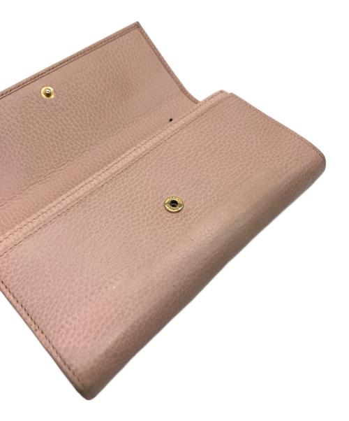 GUCCI（グッチ）GUCCI (グッチ) 長財布 ピンクの古着・服飾アイテム