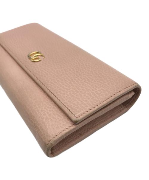 GUCCI（グッチ）GUCCI (グッチ) 長財布 ピンクの古着・服飾アイテム