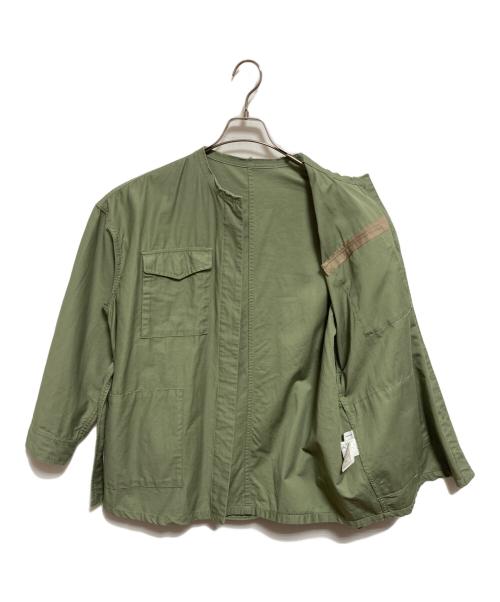 Spick and Span（スピック＆スパン）Spick and Span (スピックアンドスパン) ベルテッドミリタリージャケット グリーン サイズ:38の古着・服飾アイテム