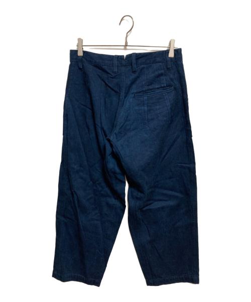 Y's（ワイズ）Y's (ワイズ) ワイドデニムパンツ ネイビー サイズ:3の古着・服飾アイテム