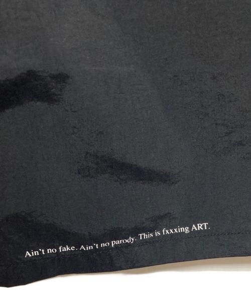 GOD SELECTION XXX（ゴッドセレクショントリプルエックス）GOD SELECTION XXX (ゴッドセレクショントリプルエックス) ナイロンハーフパンツ ブラック サイズ:Lの古着・服飾アイテム