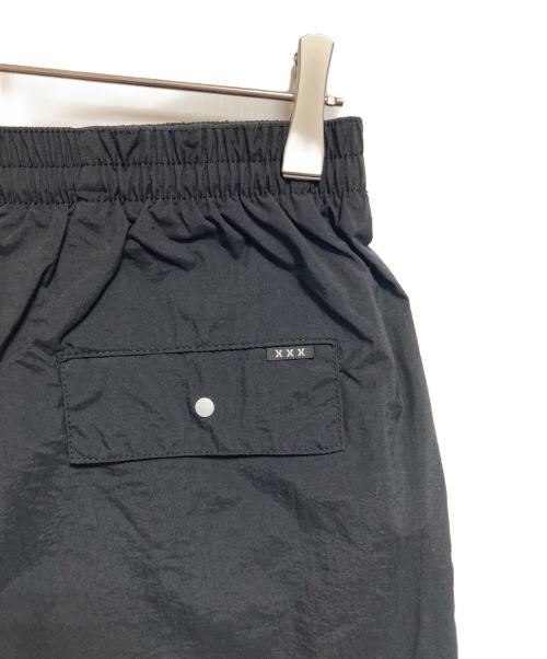 GOD SELECTION XXX（ゴッドセレクショントリプルエックス）GOD SELECTION XXX (ゴッドセレクショントリプルエックス) ナイロンハーフパンツ ブラック サイズ:Lの古着・服飾アイテム