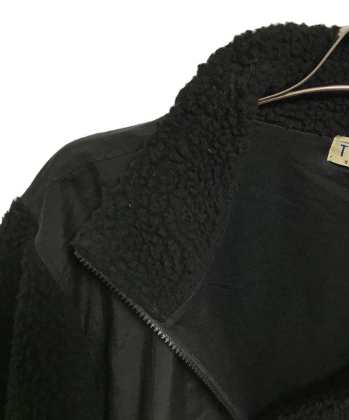 TES（テス）TES (テス) ボアジャケット ブラック サイズ:XLの古着・服飾アイテム