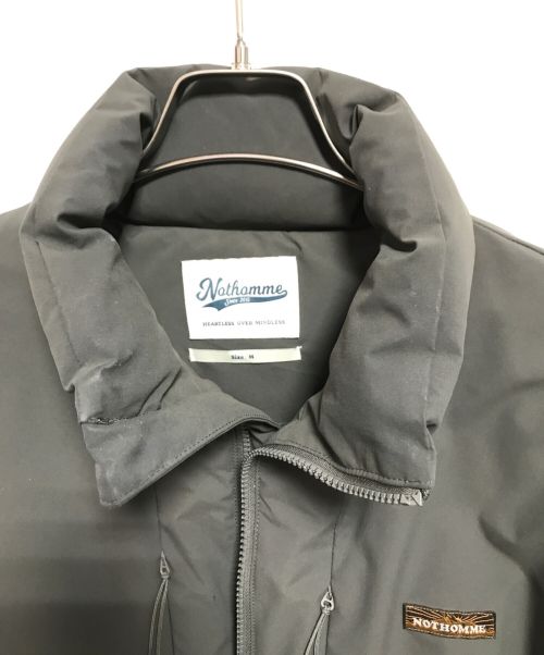 NOTHOMME（ノットオム）Nothomme (ノットオム) ダウンジャケット グレー サイズ:Mの古着・服飾アイテム