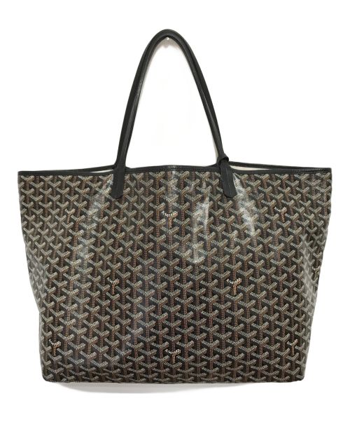 GOYARD（ゴヤール）GOYARD (ゴヤール) サンルイGMトートバッグ ブラウン×ブラックの古着・服飾アイテム
