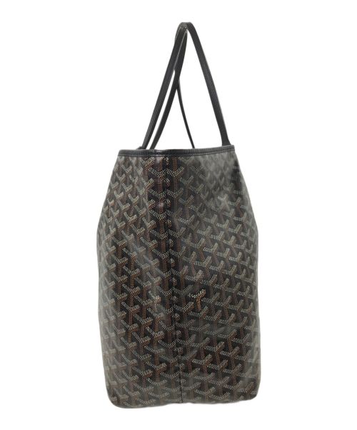 GOYARD（ゴヤール）GOYARD (ゴヤール) サンルイGMトートバッグ ブラウン×ブラックの古着・服飾アイテム