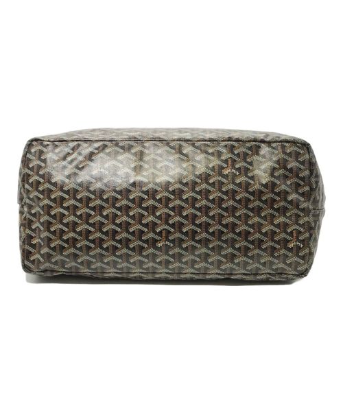 GOYARD（ゴヤール）GOYARD (ゴヤール) サンルイGMトートバッグ ブラウン×ブラックの古着・服飾アイテム