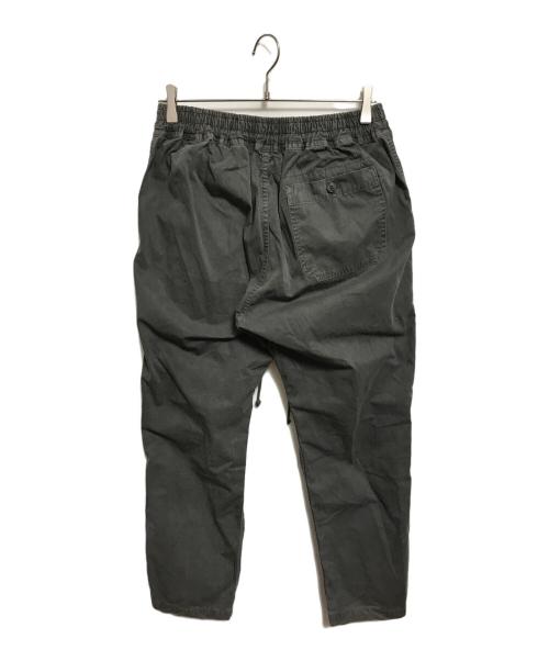 hobo（ホボ）hobo (ホボ) ARTISAN EASY PANTS COTTON TWILL CHARCOAL DYED グレー サイズ:Lの古着・服飾アイテム