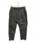 hobo（ホボ）の古着「ARTISAN EASY PANTS COTTON TWILL CHARCOAL DYED」｜グレー