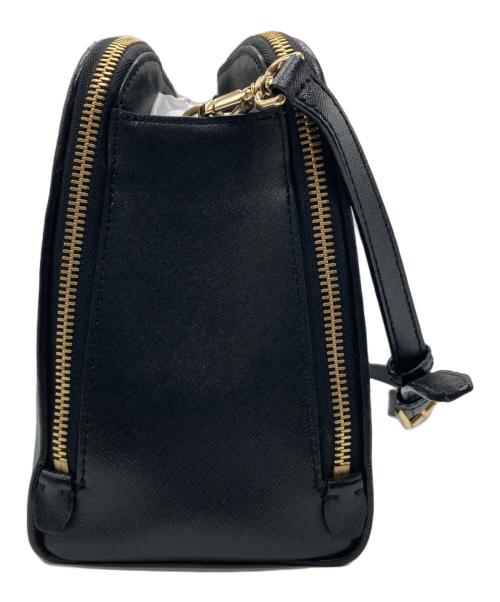 MICHAEL KORS（マイケルコース）MICHAEL KORS (マイケルコース) サッチェル2WAYショルダーバッグ ブラックの古着・服飾アイテム