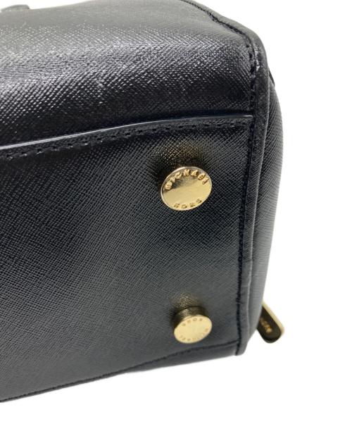 MICHAEL KORS（マイケルコース）MICHAEL KORS (マイケルコース) サッチェル2WAYショルダーバッグ ブラックの古着・服飾アイテム