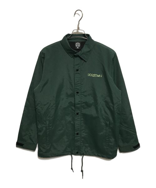DOG TOWN（ドッグ タウン）DOG TOWN (ドッグ タウン) skates 2 layer waterproof jacket グリーン サイズ:L 未使用品の古着・服飾アイテム