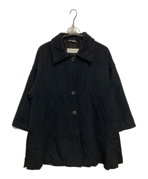 MaxMara（マックスマーラ）MaxMara (マックスマーラ) ウールコート ブラック サイズ:40の古着・服飾アイテム