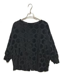 Y's（ワイズ）の古着「ドットブラウス」｜ブラック