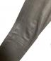 中古・古着 HELMUT LANG (ヘルムートラング) ST PLONGE SLIT LTHR PANT グレー サイズ:4：4500円