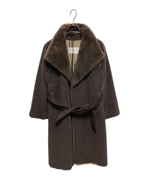 MaxMara（マックスマーラ）MaxMara (マックスマーラ) アルパカ混コート ブラウン サイズ:SIZE 40の古着・服飾アイテム