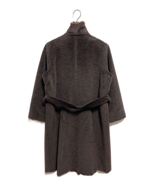 MaxMara（マックスマーラ）MaxMara (マックスマーラ) アルパカ混コート ブラウン サイズ:SIZE 40の古着・服飾アイテム