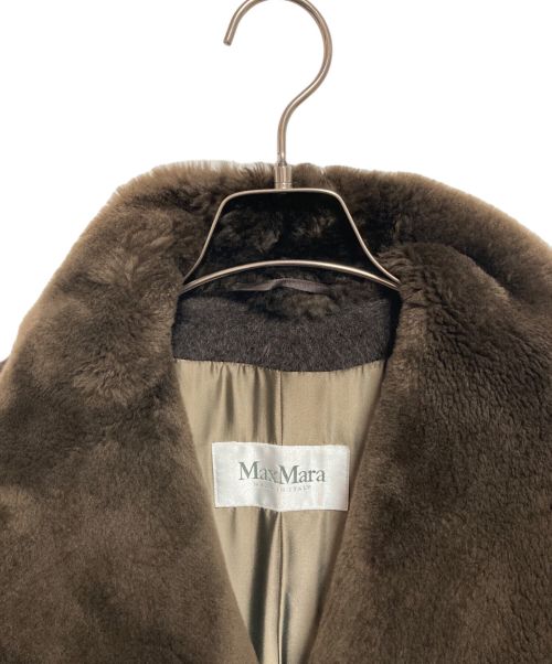 MaxMara（マックスマーラ）MaxMara (マックスマーラ) アルパカ混コート ブラウン サイズ:SIZE 40の古着・服飾アイテム